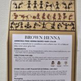 Brown Heena back